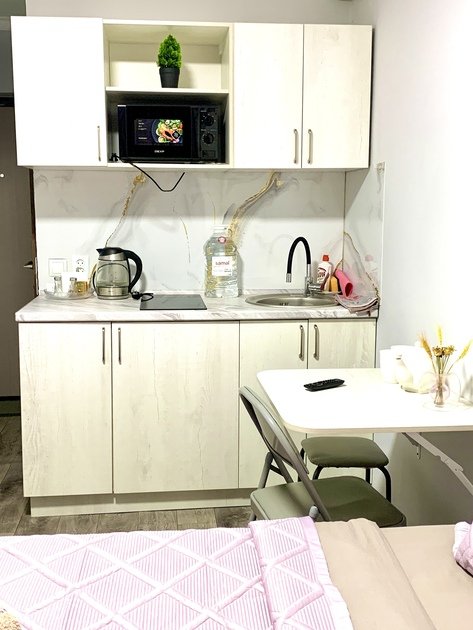 Интерьер 1-комнатная квартира, 4-й мкр., 4 (Абая — Правды), 20 м², фото 8