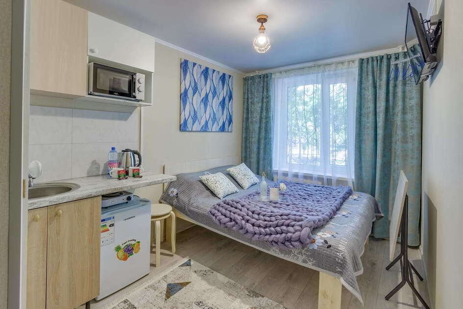Интерьер: Стильная студия рядом с Grand Park, мкр. 1, д. 76, 15 м²