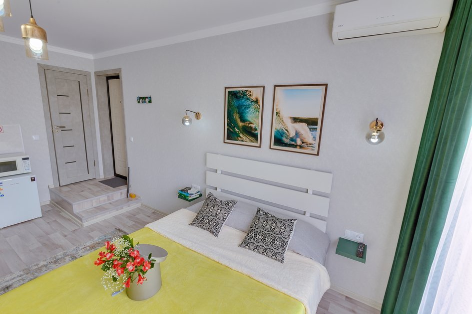 Стильная студия на Абая–Саина, 20 м², до 3 гостей, фото 4