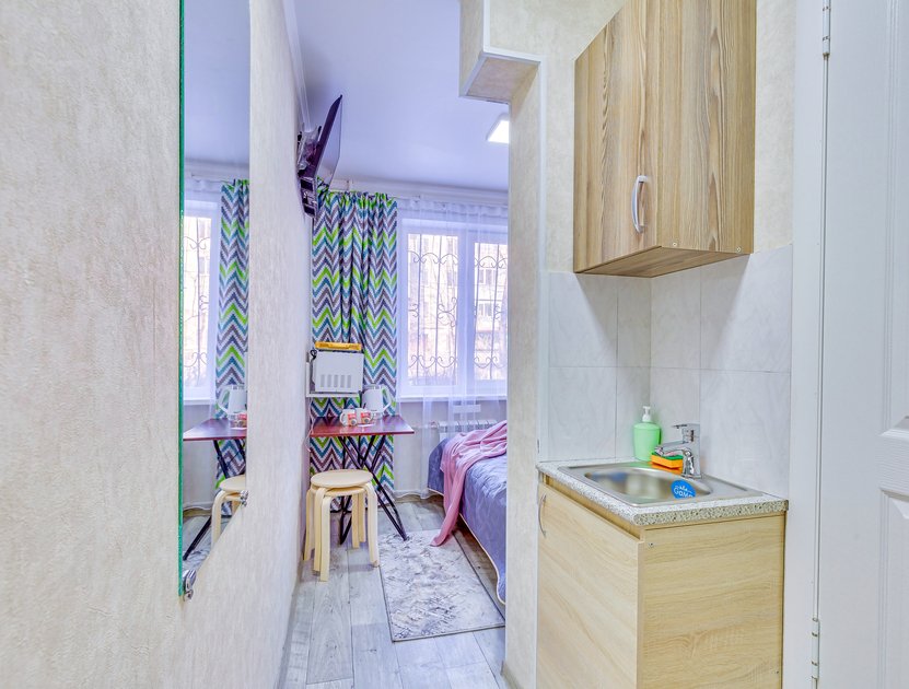 Студия на Розыбакиева – Утепова, 10 м², фото 2